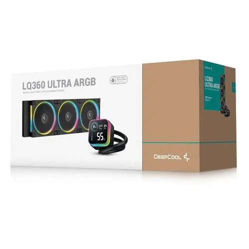 WATERCOOLING DEEPCOOL LQ360 ULTRA ARGB BLACK LCD